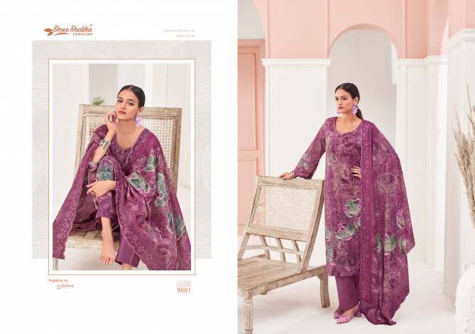 Mannat Vol 9 By Shree Shalika Digital Printed Lawn Cotton Dress Material Wholesale Online
